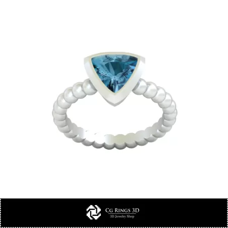 Anillo de bola - Joyería 3D CAD