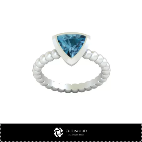 Bague boule - Bijoux 3D CAD