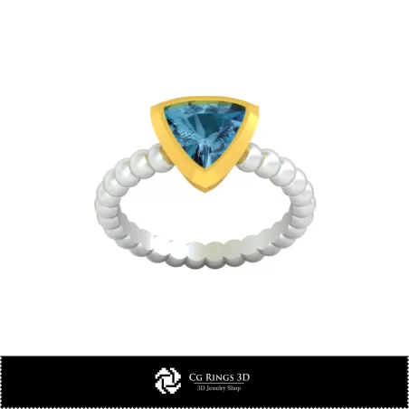 Anello a Sfera - Gioielleria 3D CAD