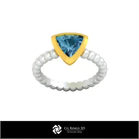 Kugelring - Schmuck 3D-CAD