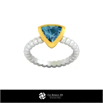 Anello con Sfera 3D CAD Casa, Gioielli 3D CAD, Anelli 3D CAD, Anelli con Diamante 3D