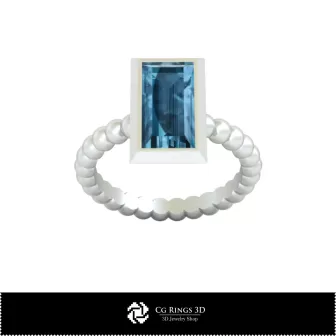 Anello a sfera 3D CAD Casa, Gioielleria 3D CAD, Anelli 3D CAD, Anelli con diamante 3D