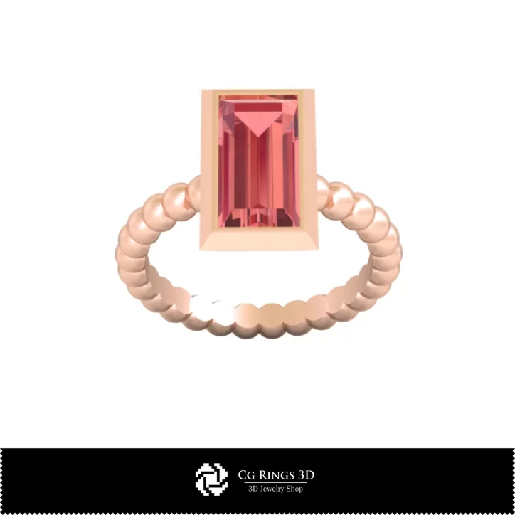 Anillo Bola - Joyería CAD 3D