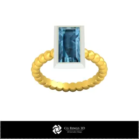 Inel cu bilă 3D CAD pentru casă, bijuterii 3D CAD, inele 3D CAD, inele cu diamant 3D