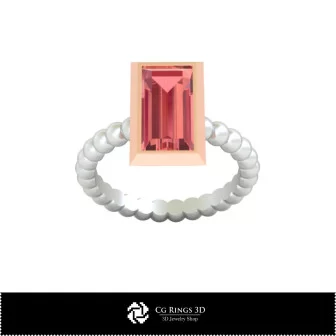 Anello a sfera 3D CAD Casa, Gioielli 3D CAD, Anelli 3D CAD, Anelli con diamante 3D