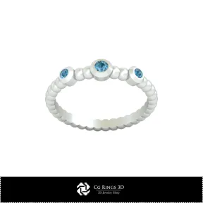 Bague boule - Joaillerie CAO 3D