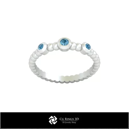 Anello a Sfera - Gioielli CAD 3D