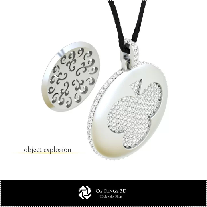 3D CAD Pendant with Playing Cards