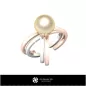 Bague à perle - Bijoux 3D CAD