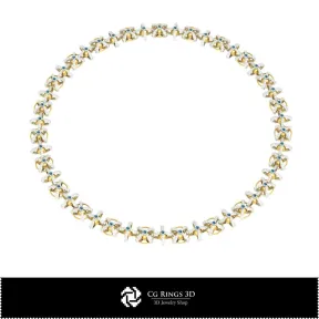 Conjunto de Joyas 3D CAD