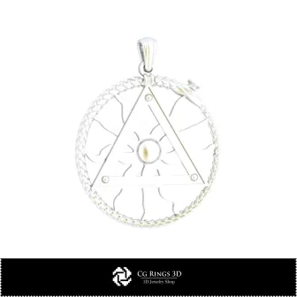 3D-Anhänger mit freimaurerischer Schlangen-Motiv für Zuhause, Schmuck 3D-CAD, Anhänger 3D-CAD, 3D-religiöse Anhänger