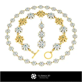 3D-CAD-Schmuckset für Zuhause, Schmuck 3D-CAD, Schmucksets 3D-CAD