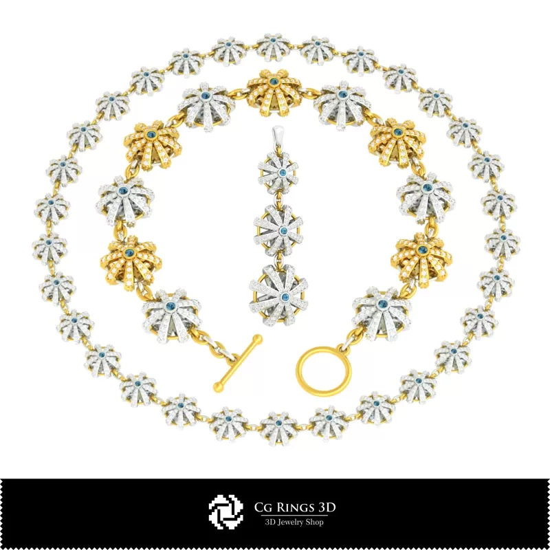 Conjunto de Joyería 3D CAD