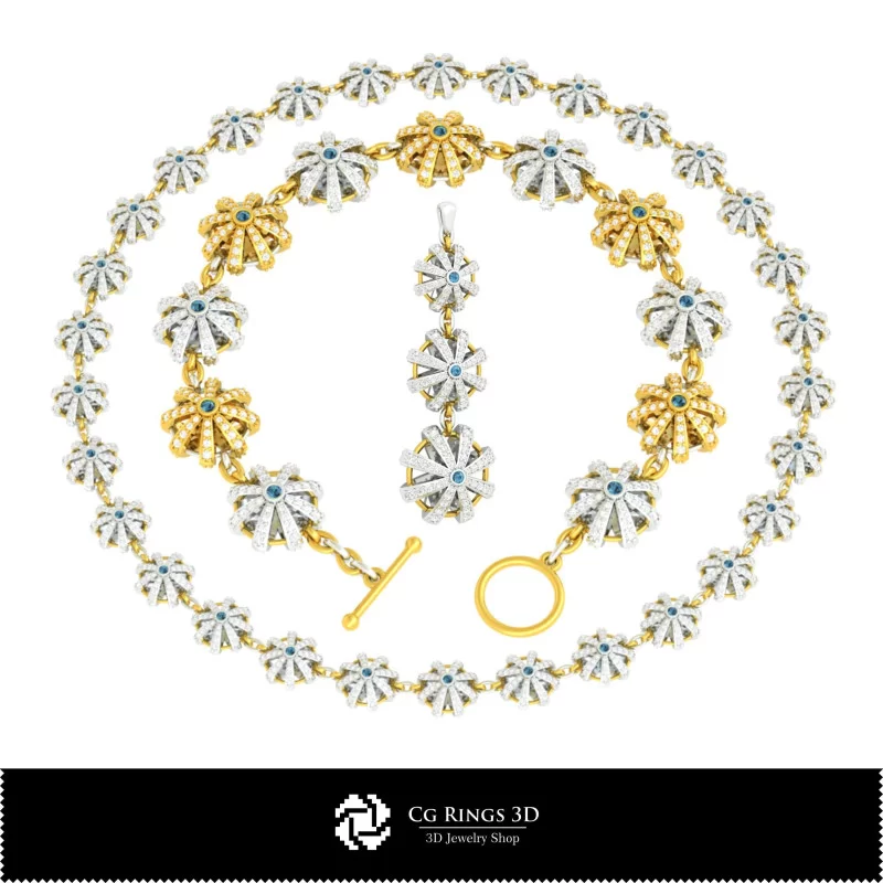 Conjunto de Joyería 3D CAD