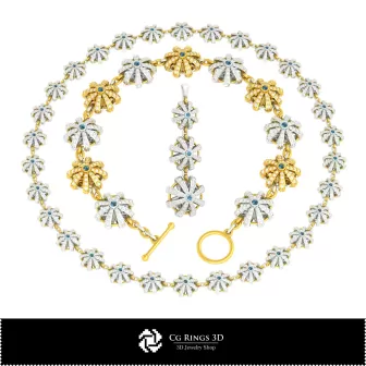 Set bijuterii CAD 3D pentru casă, Bijuterii CAD 3D, Seturi de bijuterii CAD 3D