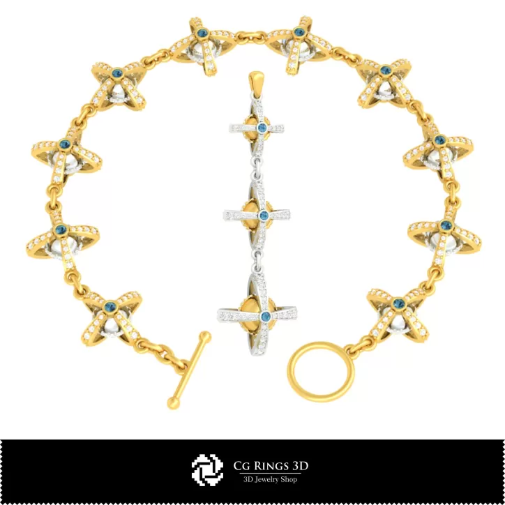 3D-CAD-Schmuckset