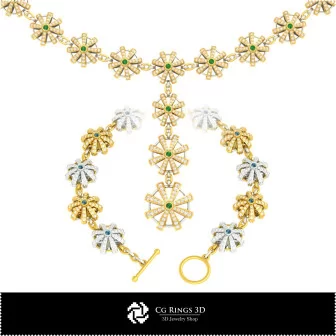 Set bijuterii CAD 3D pentru casă, Bijuterii CAD 3D, Seturi de bijuterii CAD 3D