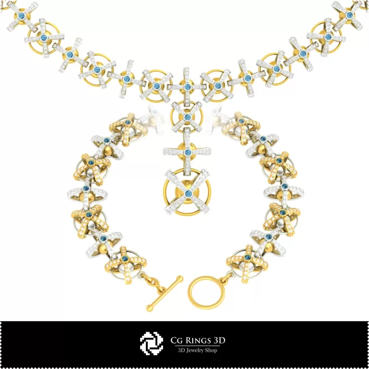 3D-CAD-Schmuckset