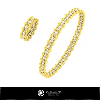 Ensemble de bijoux 3D CAO pour la maison, CAO 3D bijoux, Ensembles de bijoux CAO 3D