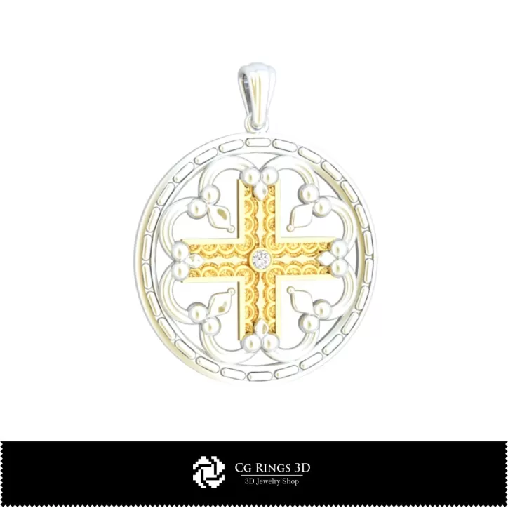 Colgante Religioso 3D
