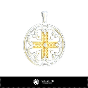 3D Religious Pendant Home, Bijoux 3D CAO, Pendentifs 3D CAO, Pendentifs Religieux 3D