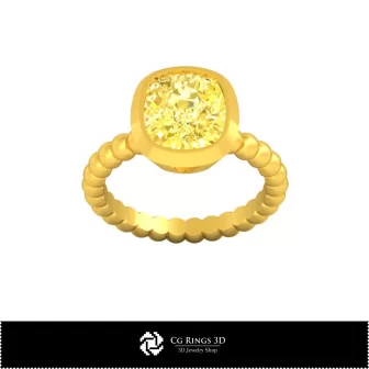 3D CAD Collection of Ball Rings Home, Jewelry 3D CAD, Jewelry Collections 3D CAD 