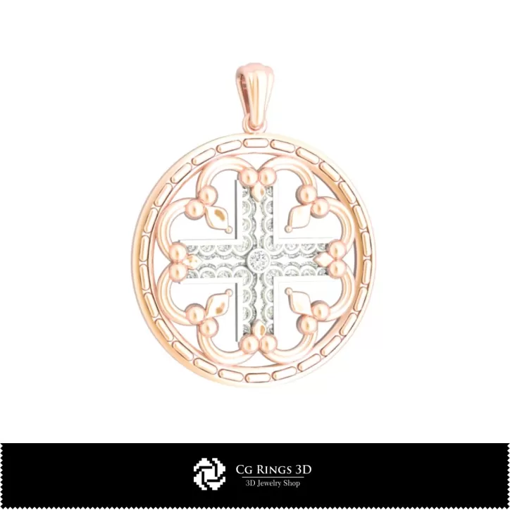 Colgante Religioso 3D