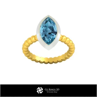 Colección CAD 3D de Anillos de Bolas para el Hogar, CAD 3D de Joyería, Colecciones de Joyería CAD 3D