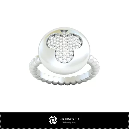 Anello con Carte da Gioco - Gioielli 3D CAD