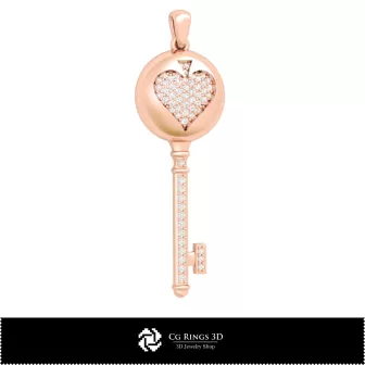 3D-CAD-Schlüsselanhänger mit Spielkarten Home, Schmuck 3D-CAD, Anhänger 3D-CAD, 3D-Diamantanhänger