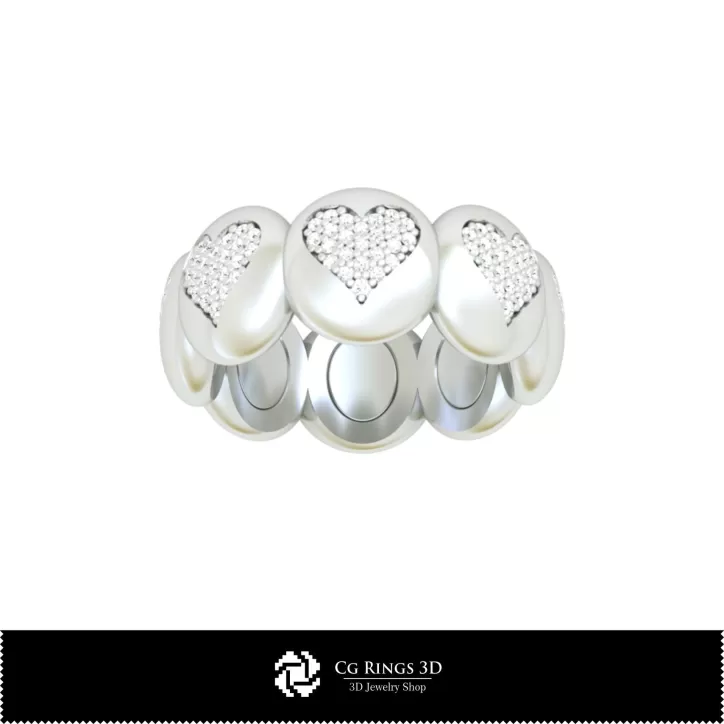 Anillo con Naipes - CAD 3D de Joyería