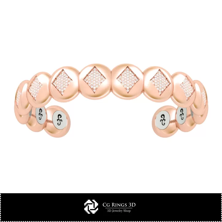 Brazalete CAD 3D con Naipes