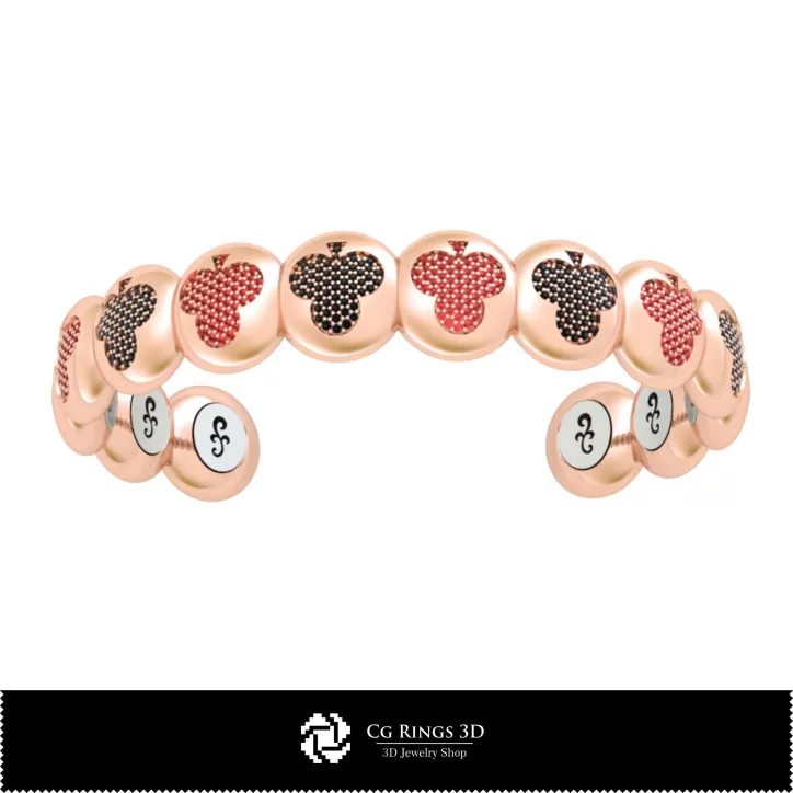 3D-CAD-Armband mit Spielkarten