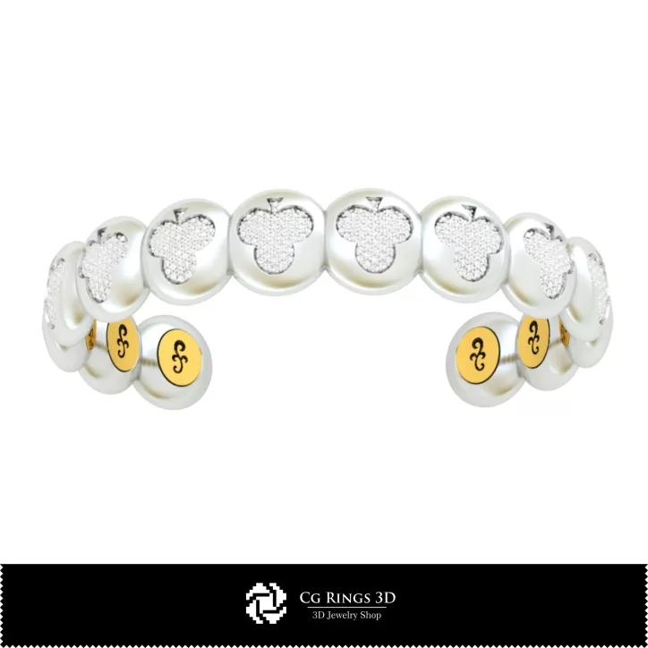 Bracelet 3D CAO avec cartes à jouer