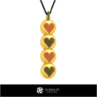 3D-CAD-Anhänger mit Spielkarten Home, Schmuck 3D-CAD, Anhänger 3D-CAD, 3D-Diamantanhänger, 3D-Kugelanhänger