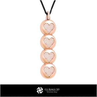 3D-CAD-Anhänger mit Spielkarten Home, Schmuck 3D-CAD, Anhänger 3D-CAD, 3D-Diamantanhänger, 3D-Kugelanhänger