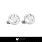3D CAD Cufflinks with Playing Cards