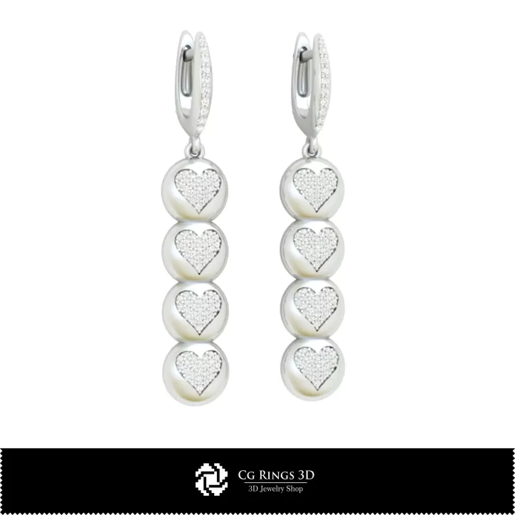 Pendientes 3D CAD con Naipes