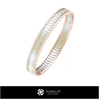 3D CAD 扑克牌主题手链，珠宝 3D CAD，手链 3D CAD，3D 钻石手链，3D 手链，3D 手镯