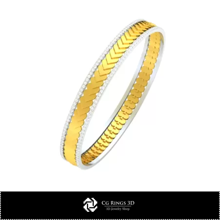 Pulsera 3D CAD con naipes para el hogar, Joyería 3D CAD, Pulseras 3D CAD, Pulseras de diamantes 3D, Pulseras 3D, Pulsera rígida