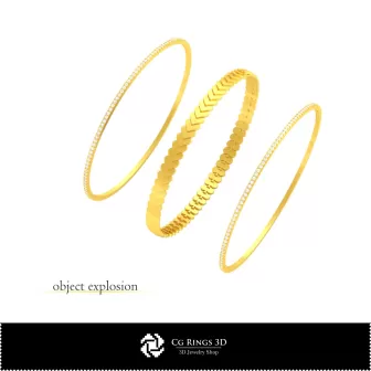 3D-CAD-Armband mit Spielkarten, Schmuck 3D-CAD, Armbänder 3D-CAD, 3D-Diamantarmbänder, 3D-Armbänder, 3D-Manschettenarmband