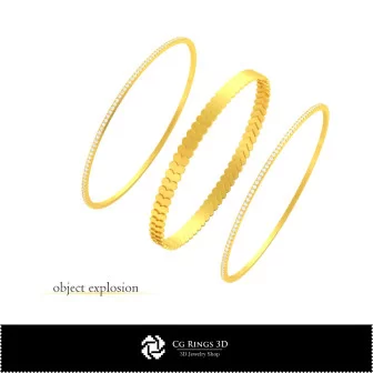 3D-CAD-Armband mit Spielkarten Home, Schmuck 3D-CAD, Armbänder 3D-CAD, 3D-Diamantarmbänder, 3D-Armbänder, 3D-Manschettenarmband