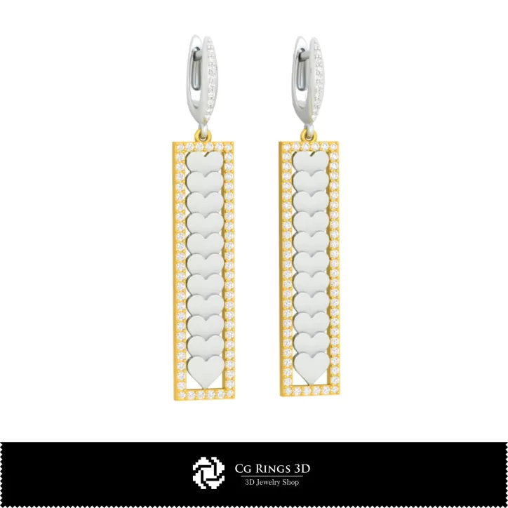 Pendientes 3D CAD con Naipes
