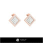 3D CAD Children Earrings with Playing Cards