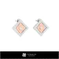 Pendientes infantiles 3D CAD con cartas de juego Pendientes infantiles 3D CAD con cartas de juego
