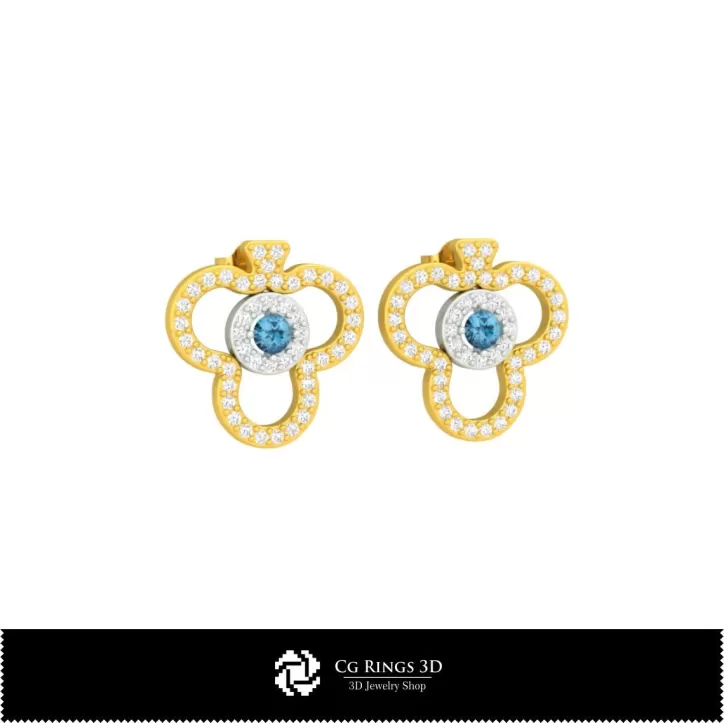 Pendientes CAD 3D con Naipes Pendientes CAD 3D con Naipes