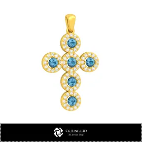 Bijoux-Croix CAO 3D CAO 3D pour bijoux, CAO 3D de pendentifs, Pendentifs religieux 3D
