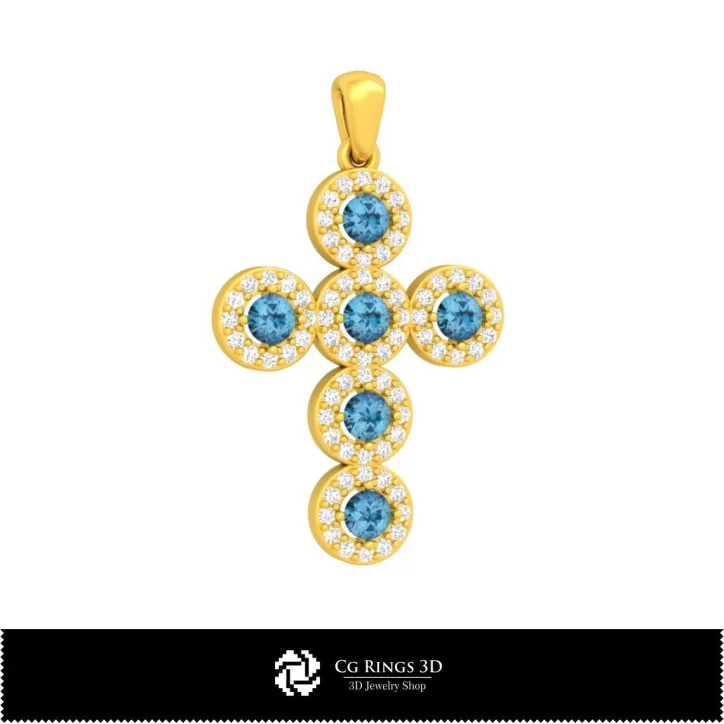 Jewelry-Cross 3D CAD