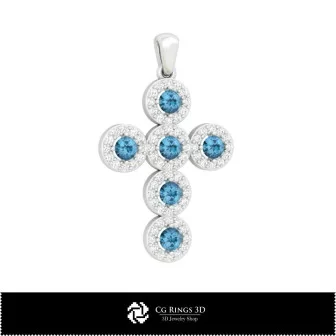 Jewelry-Cross 3D CAD Jewelry 3D CAD, Pendants 3D CAD , 3D Religious Pendants 