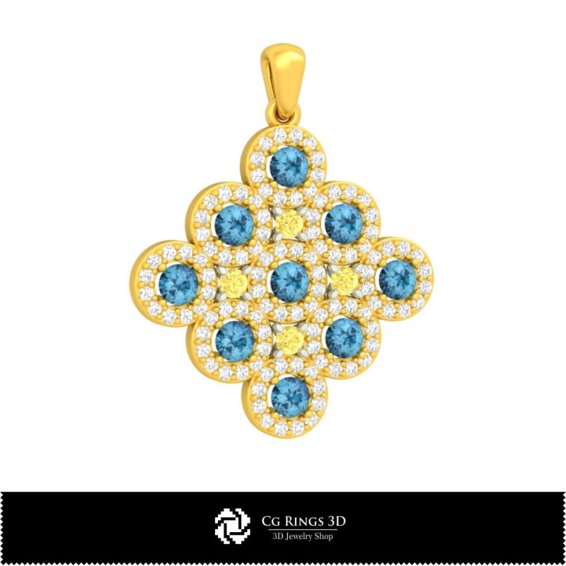 Pendant 3D-Jewelry 3D CAD Home,  Jewelry 3D CAD, Pendants 3D CAD , 3D Diamond Pendants